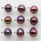 10-11mm Edison Pearl Short Drop with Amazing Luster and All Natural Color, Undrilled, Half Drilled, Full Drilled or Large Hole, SKU # 1785EP