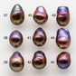 Iridescence 10-11mm Edison Pearl Drops with Intensive Luster and Rare Natural Colors in Undrilled or Large Hole, SKU # 1786EP