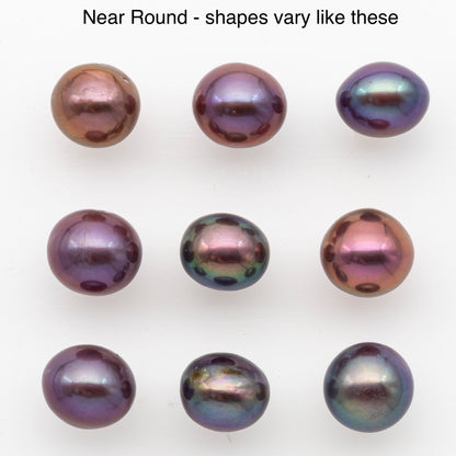 10-11mm Loose Edison Pearl, Freshwater Pearl in Natural Colors with High Luster, Single Pice for Jewelry Making, No Hole, SKU # 2994EP