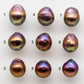 Iridescence 10-11mm Edison Pearl Drops with Intensive Luster and Rare Natural Colors in Undrilled or Large Hole, SKU # 1786EP