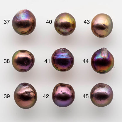 10-11mm Edison Pearl Drops or Near Round, Iridescence Colors and Amazing Lusters, Choose Undrilled or Large Hole, SKU # 1788EP