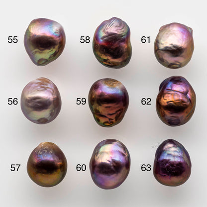 10-11mm Edison Pearl Drops or Near Round, Iridescence Colors and Amazing Lusters, Choose Undrilled or Large Hole, SKU # 1788EP