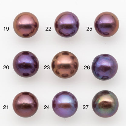 10-11mm Loose Edison Pearl, Freshwater Pearl in Natural Colors with High Luster, Single Pice for Jewelry Making, No Hole, SKU # 2994EP