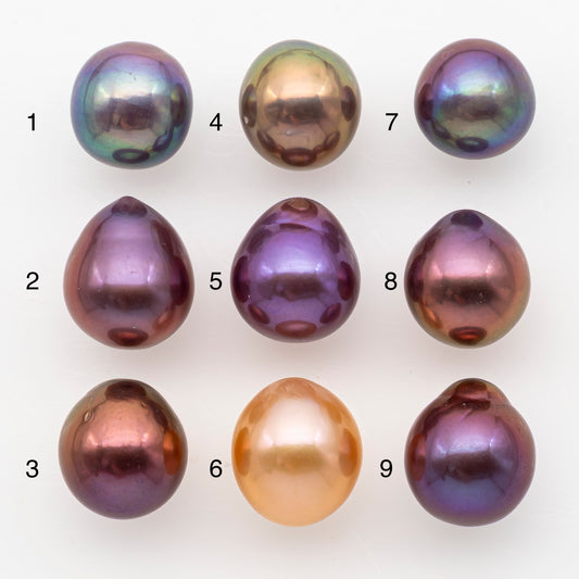 11-12mm Loose Edison Pearl, Freshwater Pearl in Natural Colors with High Luster, Single Pice for Jewelry Making, No Hole, SKU # 2995EP
