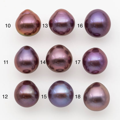 11-12mm Loose Edison Pearl, Freshwater Pearl in Natural Colors with High Luster, Single Pice for Jewelry Making, No Hole, SKU # 2995EP