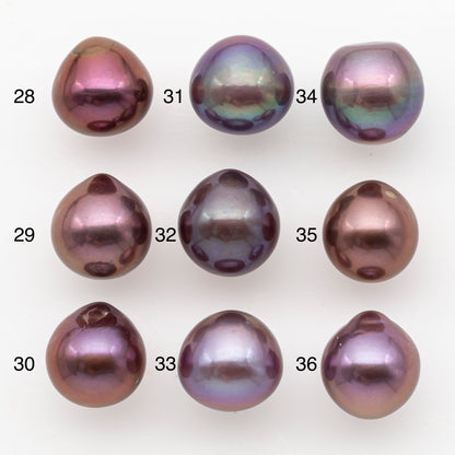 11-12mm Loose Edison Pearl, Freshwater Pearl in Natural Colors with High Luster, Single Pice for Jewelry Making, No Hole, SKU # 2995EP