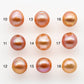11-12mm Edison Pearl Drops in Natural Dark Champagne Colors and Amazing Lusters from Undrilled or Large Hole, SKU # 1800EP