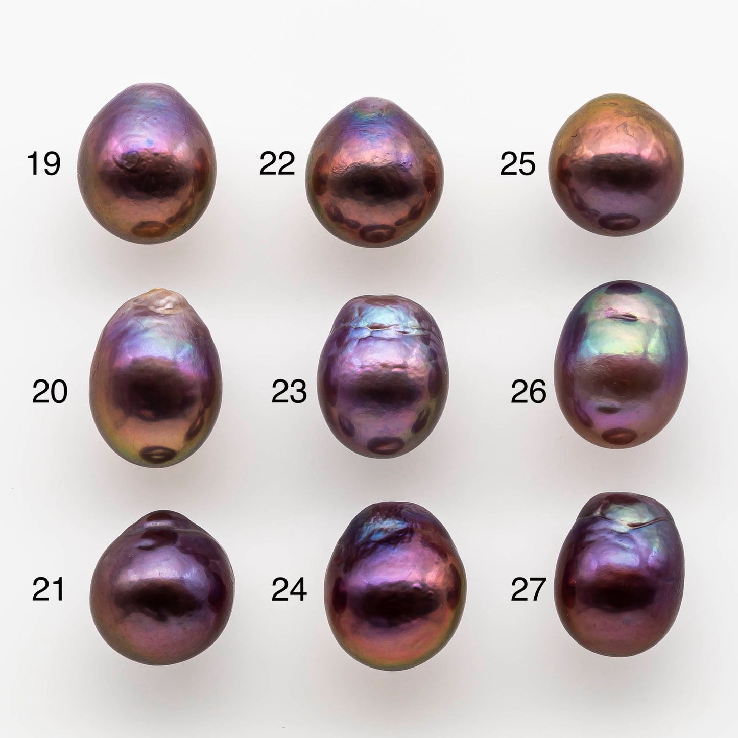 11-12mm Edison Pearl Drop with Amazing Luster and All Natural Color, Choose Undrilled, Half Drilled, Full Drilled or Large Hole, SKU# 1803EP