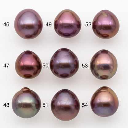 11-12mm Loose Edison Pearl, Freshwater Pearl in Natural Colors with High Luster, Single Pice for Jewelry Making, No Hole, SKU # 2995EP