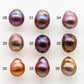 11-12mm Edison Pearl Drop with Amazing Luster and All Natural Color, Choose Undrilled, Half Drilled, Full Drilled or Large Hole, SKU# 1803EP