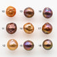 11-12mm Edison Pearl Near Round or Drop with Amazing Iridescence Luster and All Natural Colors, Undrilled or Large Hole, SKU # 1804EP