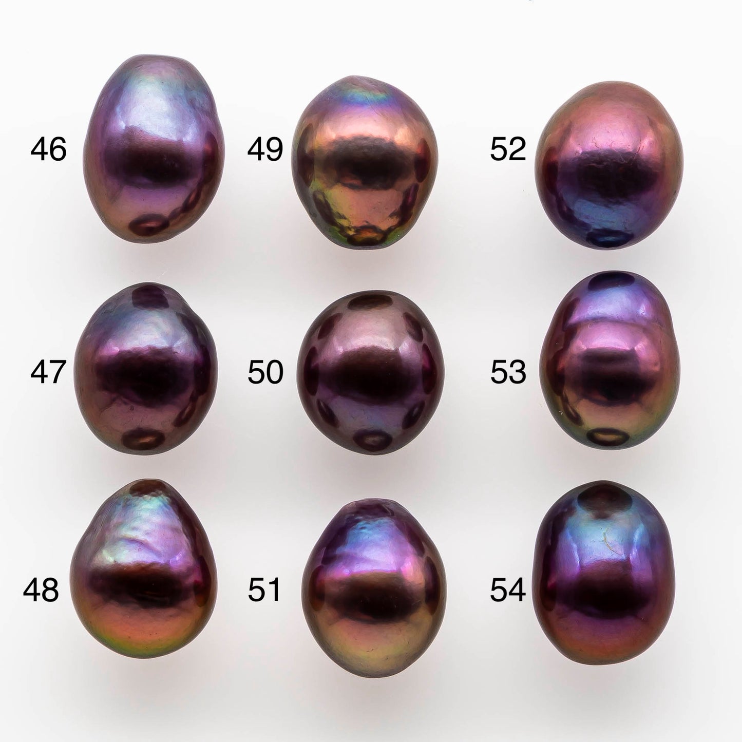 10-11mm Stunning Edison Pearl Drops with Intensive Luster and All Natural Color in Undrilled or Large Hole, SKU # 1807EP