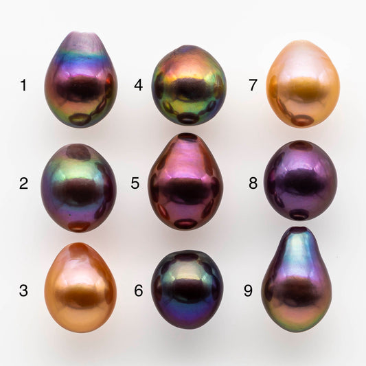 11-12mm Edison Pearl Loose Single Piece with Natural Colors and High Lusters, Choose Undrilled or Large Hole, SKU # 1809EP