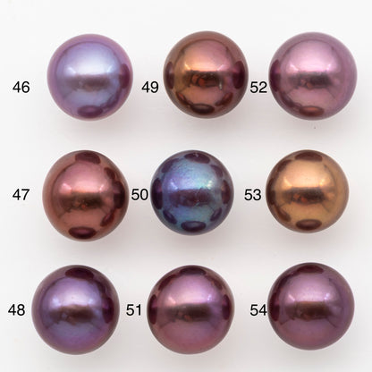 11-12mm Loose Edison Pearl, Freshwater Pearl in Natural Colors with High Luster, Single Pice for Jewelry Making, No Hole, SKU # 2997EP