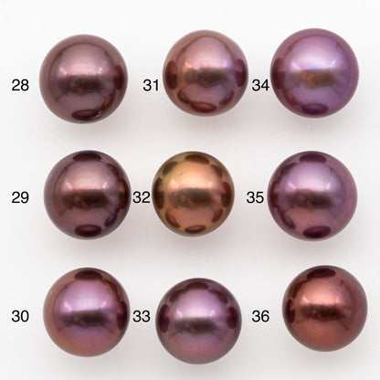 11-12mm Loose Edison Pearl, Freshwater Pearl in Natural Colors with High Luster, Single Pice for Jewelry Making, No Hole, SKU # 2998EP