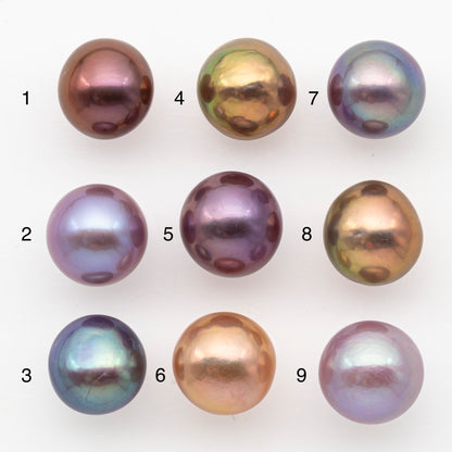 11-12mm Loose Edison Pearl, Freshwater Pearl in Natural Colors with High Luster, Single Pice for Jewelry Making, No Hole, SKU # 2998EP