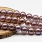 11-14mm Round Edison Pearl, Natural Lavender Color, Extra Large Freshwater Pearl Bead, SKU# 1842EP