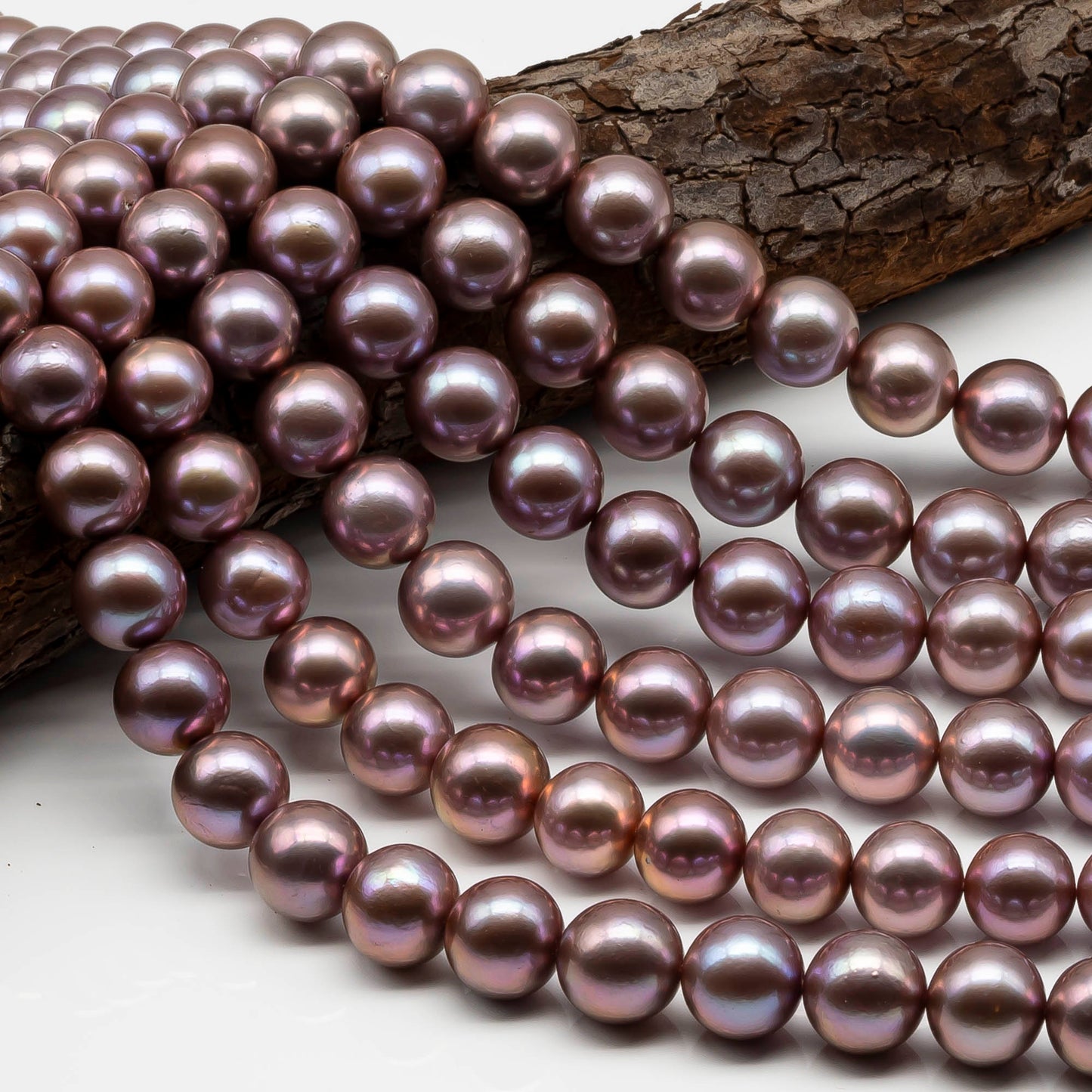 11-14mm Round Edison Pearl, Natural Lavender Color, Extra Large Freshwater Pearl Bead, SKU# 1842EP