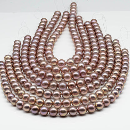 11-14mm Freshwater Edison Pearl in Full Strand with Nice Luster in Natural Color for Making Jewelry or Beading, SKU # 1841EP