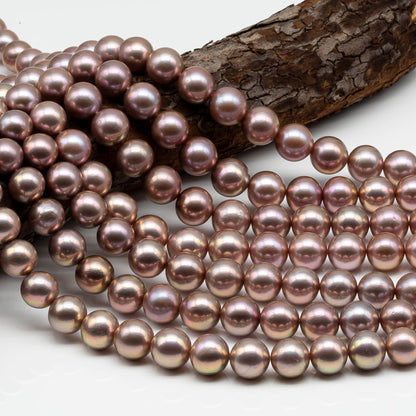 11-14mm Freshwater Edison Pearl in Full Strand with Nice Luster in Natural Color for Making Jewelry or Beading, SKU # 1841EP