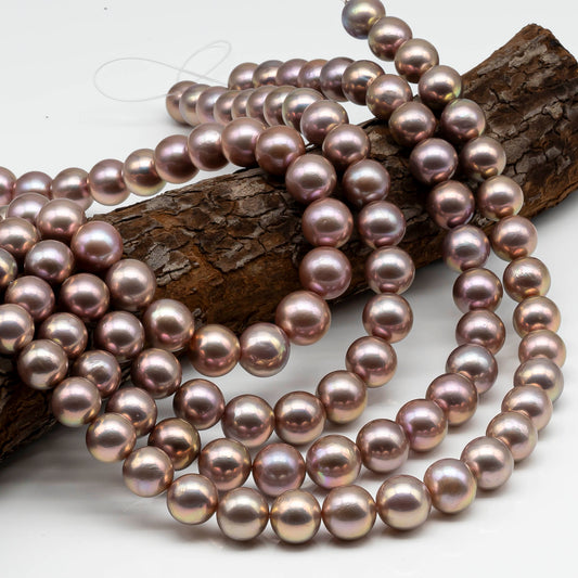 11-14mm Freshwater Edison Pearl in Full Strand with Nice Luster in Natural Color for Making Jewelry or Beading, SKU # 1841EP