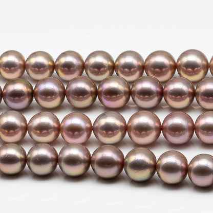 11-14mm Freshwater Edison Pearl in Full Strand with Nice Luster in Natural Color for Making Jewelry or Beading, SKU # 1841EP