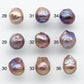 9-10mm Edison Pearl Single Piece Drops with Nice Luster Undrilled Loose Freshwater Pearl with Natural Colors, SKU # 1919EP