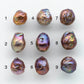 10-11mm Single Edison Pearl Undrilled Loose Piece with Extremely Nice Luster in Natural Color Freshwater Pearl Drops, SKU # 1922EP