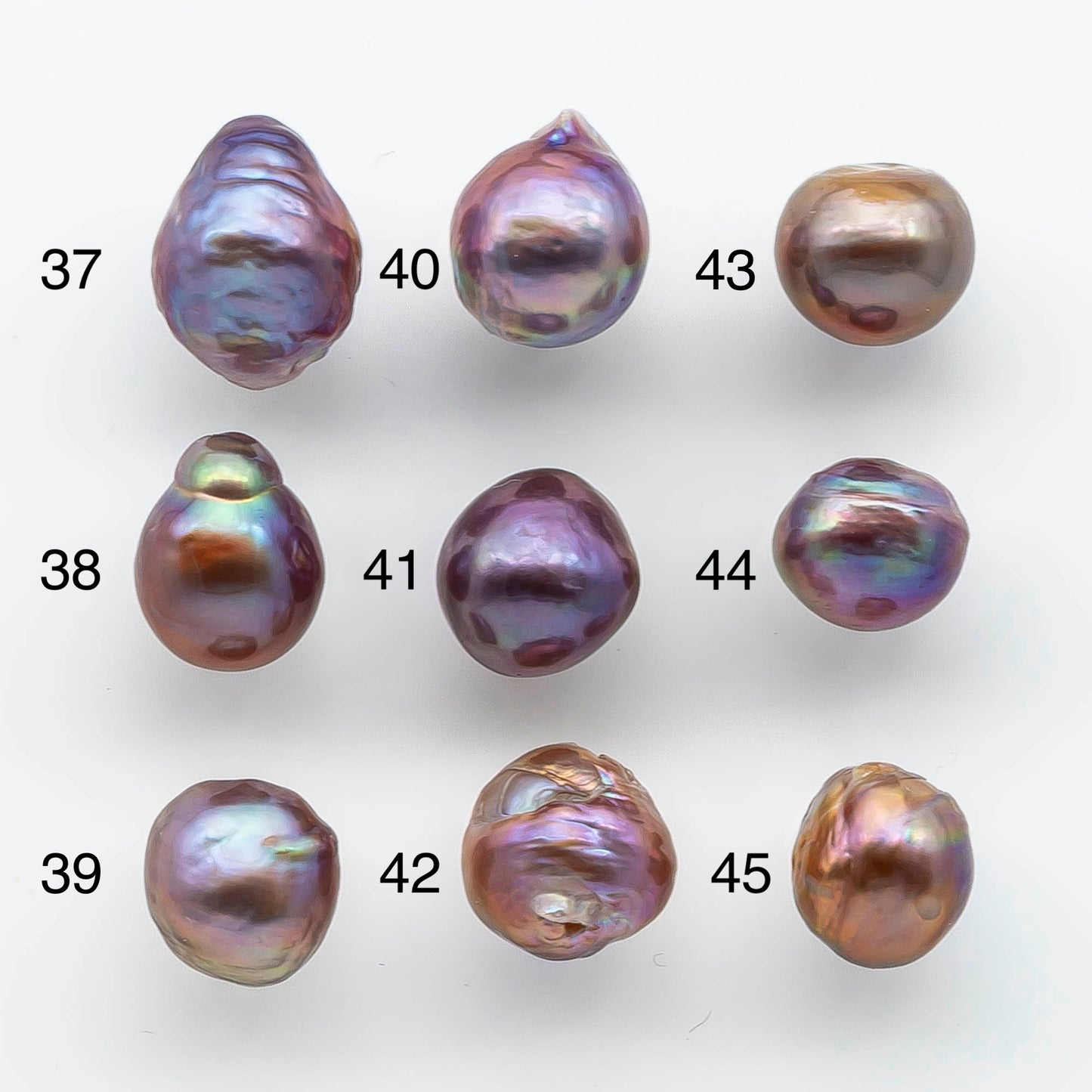 10-11mm Single Edison Pearl Undrilled Loose Piece with Extremely Nice Luster in Natural Color Freshwater Pearl Drops, SKU # 1922EP