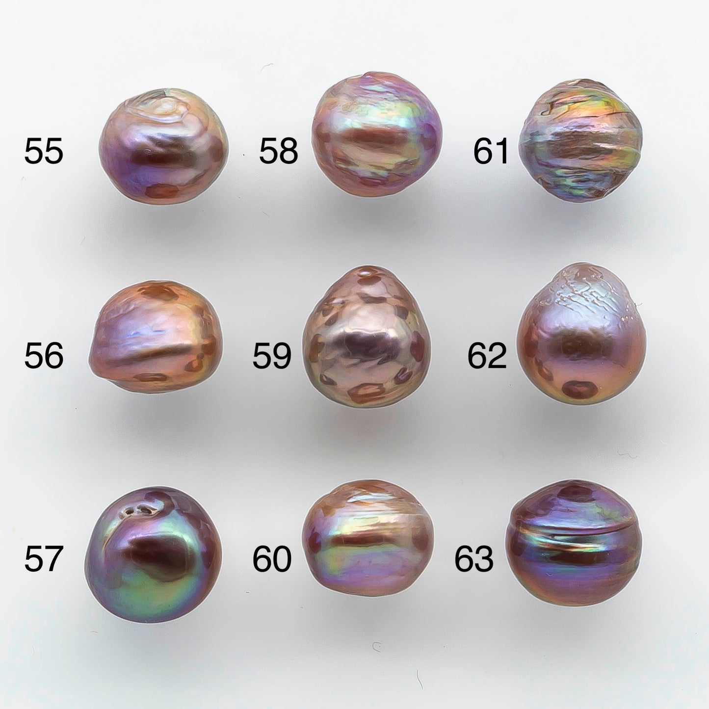 10-11mm Single Edison Pearl Undrilled Loose Piece with Extremely Nice Luster in Natural Color Freshwater Pearl Drops, SKU # 1922EP