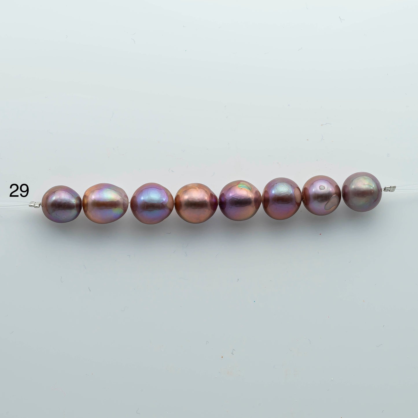 11-12mm Edison Pearl in Natural Color and High Lusters in Short Strand for Beading or Jewelry Making, SKU # 1953EP