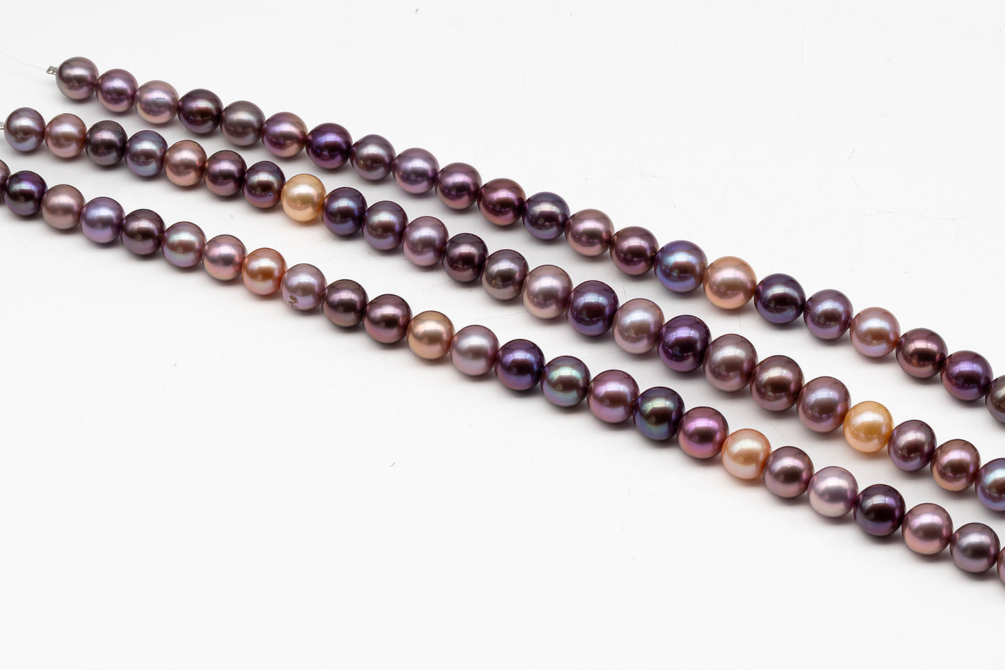 12-15mm Round Edison Pearl in Full Strand, Freshwater Pearl in Natural Colors with High Luster, Pre-Strung for Jewelry Making, SKU # 2927ED