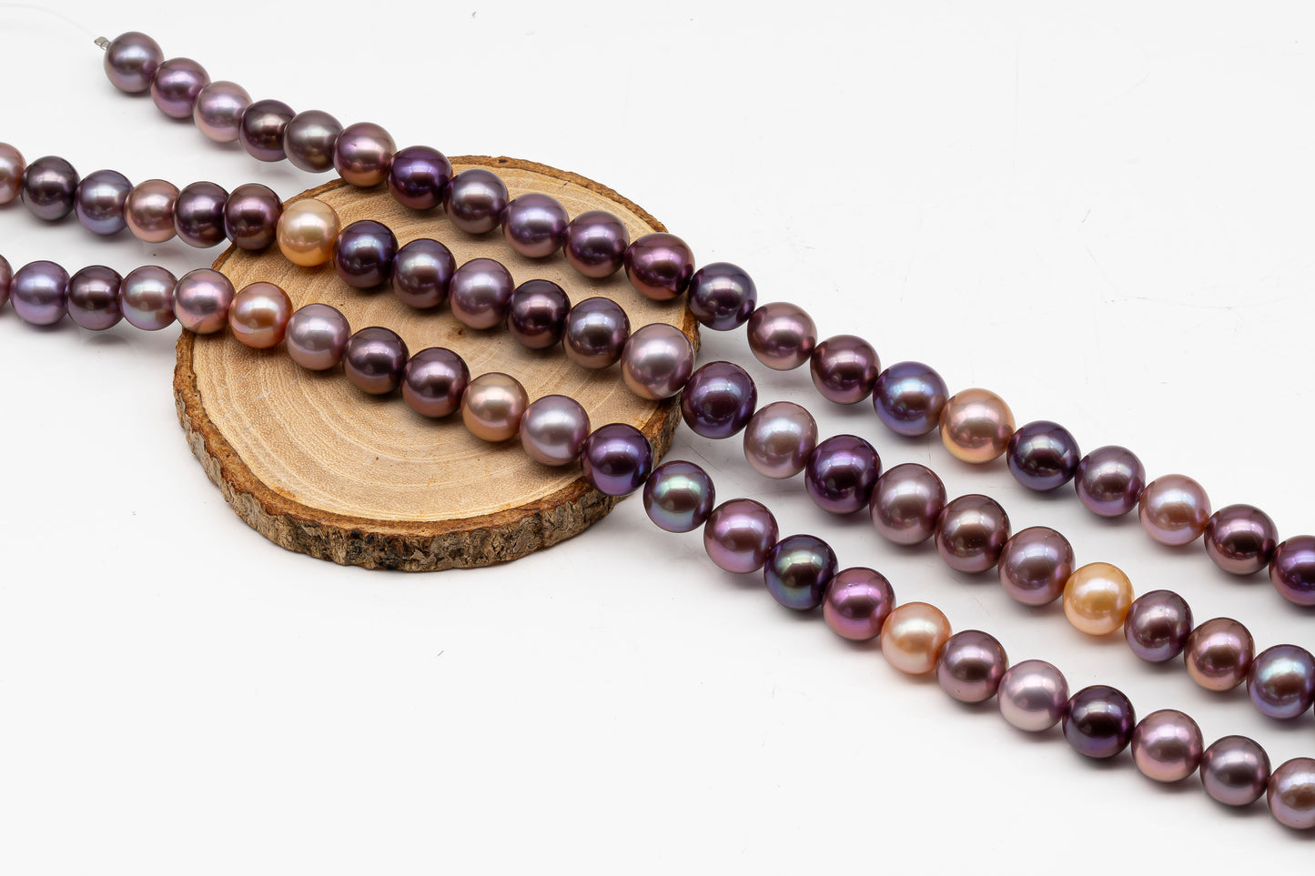 12-15mm Round Edison Pearl in Full Strand, Freshwater Pearl in Natural Colors with High Luster, Pre-Strung for Jewelry Making, SKU # 2927ED