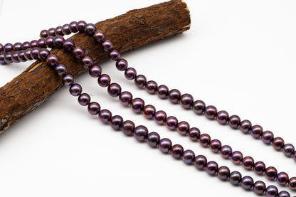 12-15mm Round Edison Pearl in Full Strand, Freshwater Pearl in Natural Colors with High Luster, Pre-Strung for Jewelry Making, SKU # 2928ED