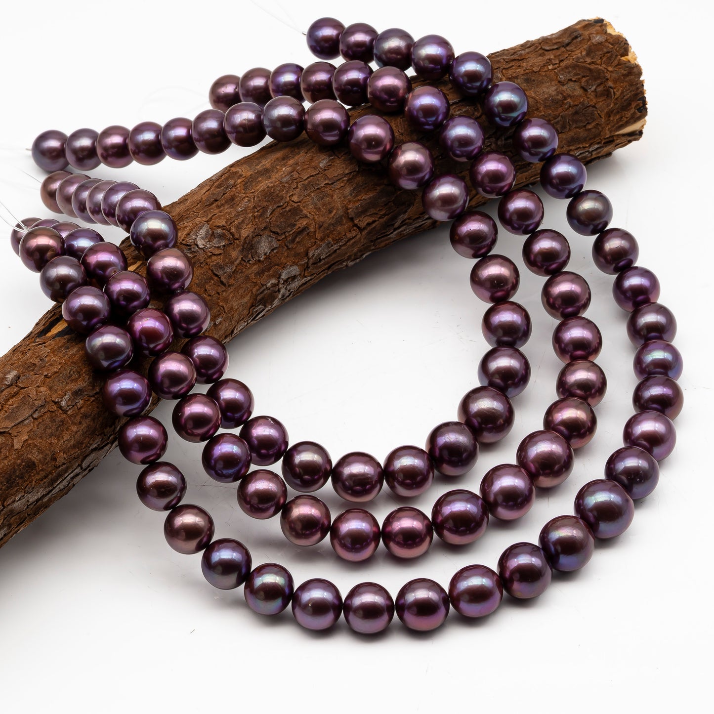 12-15mm Round Edison Pearl in Full Strand, Freshwater Pearl in Natural Colors with High Luster, Pre-Strung for Jewelry Making, SKU # 2928ED