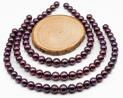 12-15mm Round Edison Pearl in Full Strand, Freshwater Pearl in Natural Colors with High Luster, Pre-Strung for Jewelry Making, SKU # 2928ED