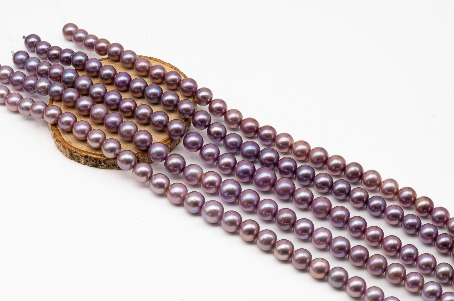 12-15mm Round Edison Pearl in Full Strand, Freshwater Pearl in Natural Colors with High Luster, Pre-Strung for Jewelry Making, SKU # 2929ED  Description: