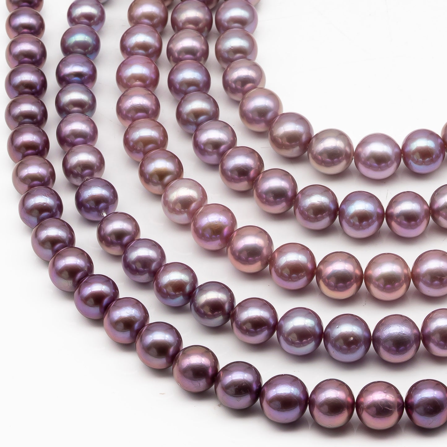 10-12mm Round Edison Pearl in Full Strand, Freshwater Pearl in Natural Colors with High Luster, Pre-Strung for Jewelry Making, SKU # 2931ED