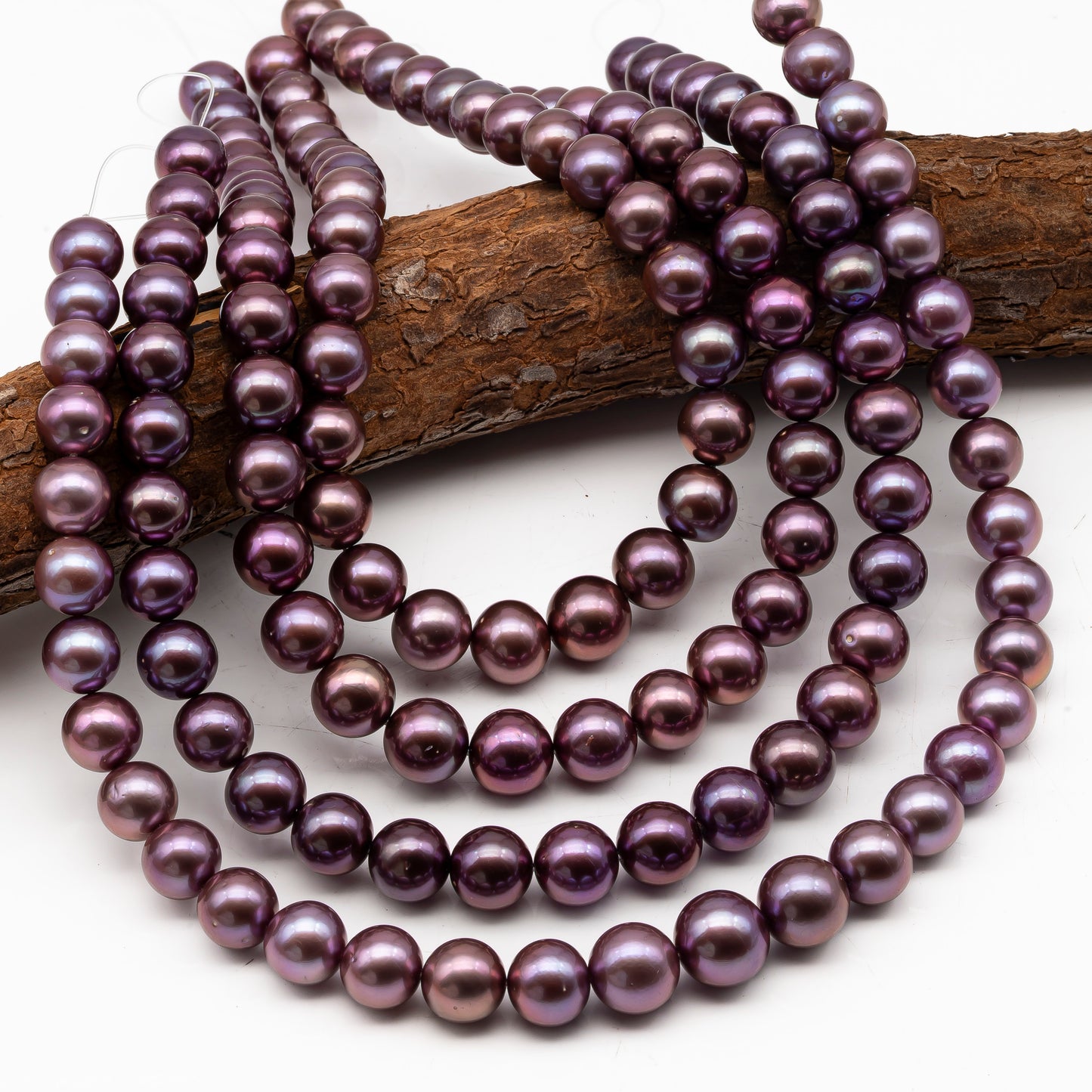 12-15mm Round Edison Pearl in Full Strand, Freshwater Pearl in Natural Colors with High Luster, Pre-Strung for Jewelry Making, SKU # 2932ED