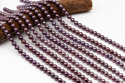 10-12mm Round Edison Pearl in Full Strand, Freshwater Pearl in Natural Colors with High Luster, Pre-Strung for Jewelry Making, SKU # 2933ED