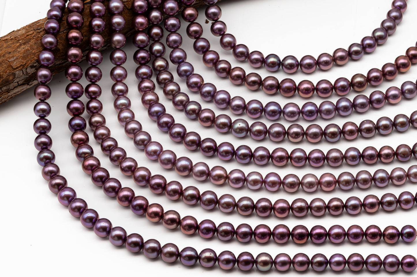 10-12mm Round Edison Pearl in Full Strand, Freshwater Pearl in Natural Colors with High Luster, Pre-Strung for Jewelry Making, SKU # 2933ED