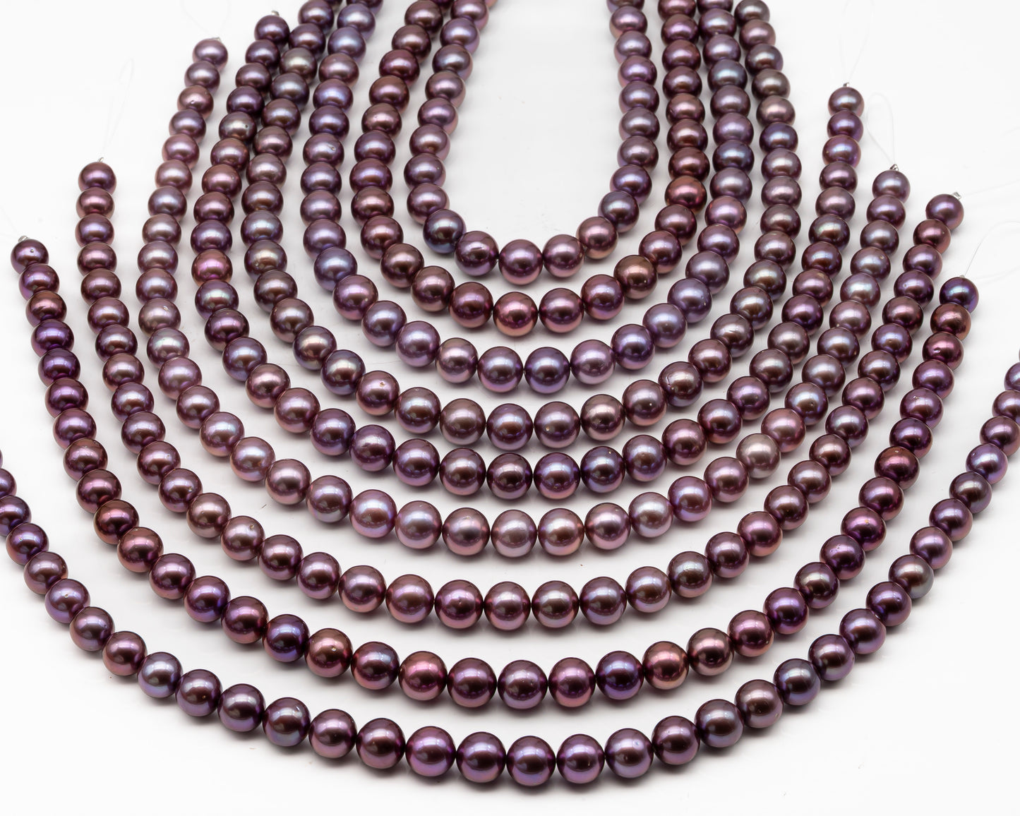 10-12mm Round Edison Pearl in Full Strand, Freshwater Pearl in Natural Colors with High Luster, Pre-Strung for Jewelry Making, SKU # 2933ED