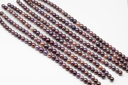 12-15mm Round Edison Pearl in Full Strand, Freshwater Pearl in Natural Colors with High Luster, Pre-Strung for Jewelry Making, SKU # 2934ED