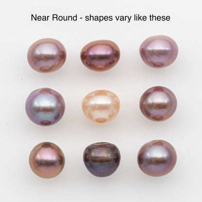 10-11mm Loose Edison Pearl, Freshwater Pearl in Natural Colors with High Luster, Single Pice for Jewelry Making, No Hole, SKU # 2916EP