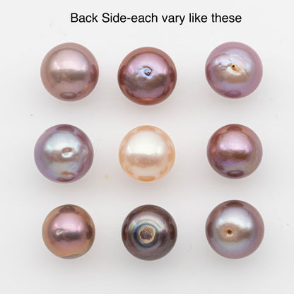 10-11mm Loose Edison Pearl, Freshwater Pearl in Natural Colors with High Luster, Single Pice for Jewelry Making, No Hole, SKU # 2916EP