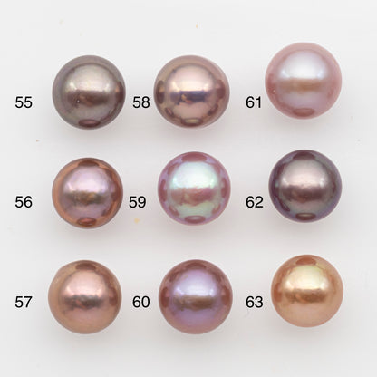 10-11mm Loose Edison Pearl, Freshwater Pearl in Natural Colors with High Luster, Single Pice for Jewelry Making, No Hole, SKU # 2916EP