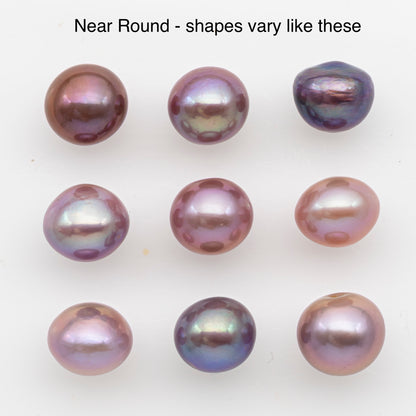 10-11mm Loose Edison Pearl, Freshwater Pearl in Natural Colors with High Luster, Single Pice for Jewelry Making, No Hole, SKU # 2917EP