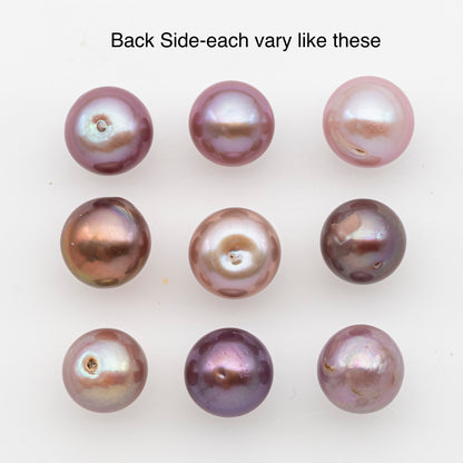 10-11mm Loose Edison Pearl, Freshwater Pearl in Natural Colors with High Luster, Single Pice for Jewelry Making, No Hole, SKU # 2918EP