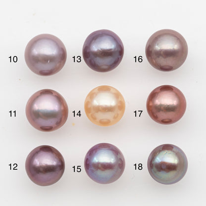 10-11mm Loose Edison Pearl, Freshwater Pearl in Natural Colors with High Luster, Single Pice for Jewelry Making, No Hole, SKU # 2918EP