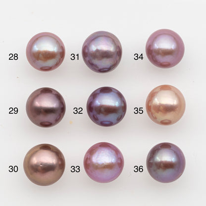 10-11mm Loose Edison Pearl, Freshwater Pearl in Natural Colors with High Luster, Single Pice for Jewelry Making, No Hole, SKU # 2918EP